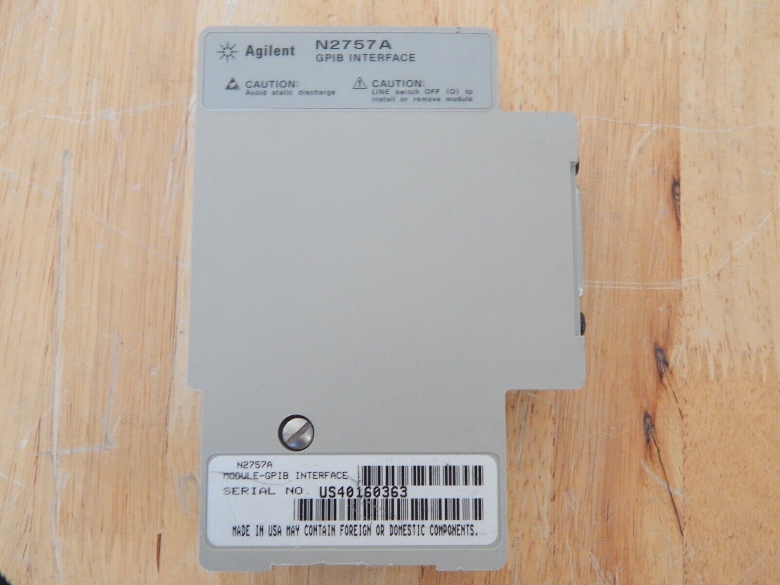 Agilent N2757A Module-GPIB Interface (2 in stock) Agilent N2757A Module-GPIB Interface (2 in stock)